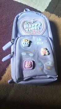 Product Review of PENCIL CASE HIASAN GLITTER KARAKTER 3D MODEL TAS LUCU KOREA KAPASITAS BESAR Stationery from r**h 1