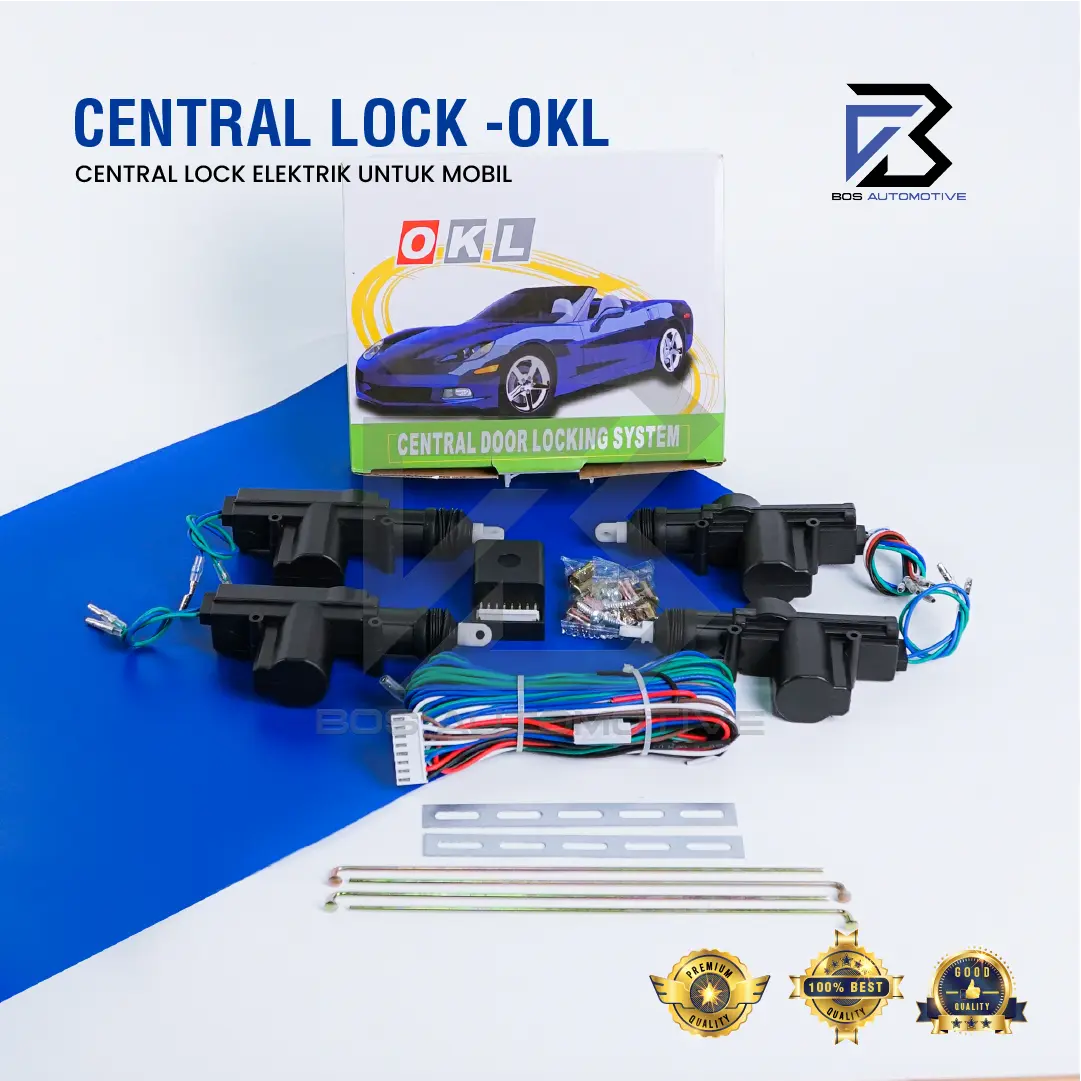 Central Lock Mobil OKL Untuk 4 Pintu Pengunci Otomatis Pintu Mobil Universal