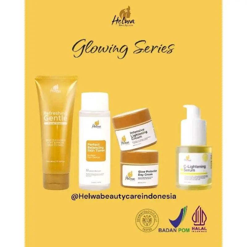 PAKET GLOWING SERIES HELWA BEAUTYCARE 0