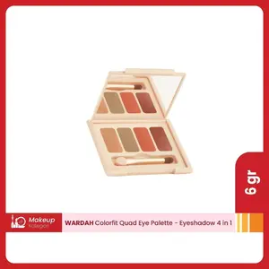 Wardah Colorfit Quad Eye Palette - Eyeshadow 4 in 1 Series