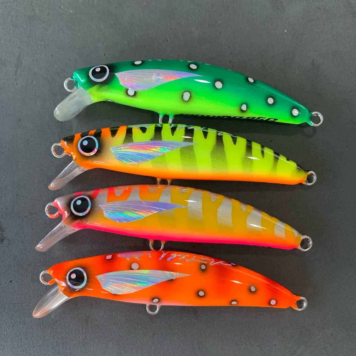 Lure minnow tgs lure 25gr handmade bahan kayu lapis resin tebal