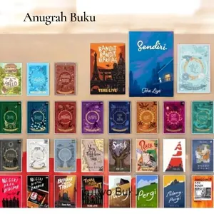 Buku Novel Tere Bebas Pilih Bumi Aldebaran Tanah Para Bandit Bandit Berkelas Hello Bumi Matahari Komet Minor Bintang Selena ILY Pulang Pergi Negeri Para  Di Ujung Tanduk Janji Hujan Rindu Sendiri Dia Tentang Kamu sebelas komet Matahari Hana - ILY