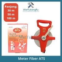 Gambar ATS Meter Tancap Roll Meteran Fiber Panjang 50 M / Meter Fiber Karet PVC dari AlatTukangku Kota Makassar 1 Tokopedia