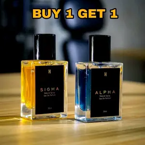 BUY ONE GET ONE | PROMO Parfum Pria - Sigma Exclusive & Alpha Ambition - Parfum Tiktok, Parfum Pria disukai Wanita
