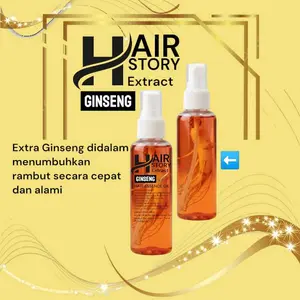 Promo Besar-besaran Hair Story - Ginseng Hair Essence Oil Hair Tonic- Perawatan Rambut Rontok Dan Pertumbuhan Rambut