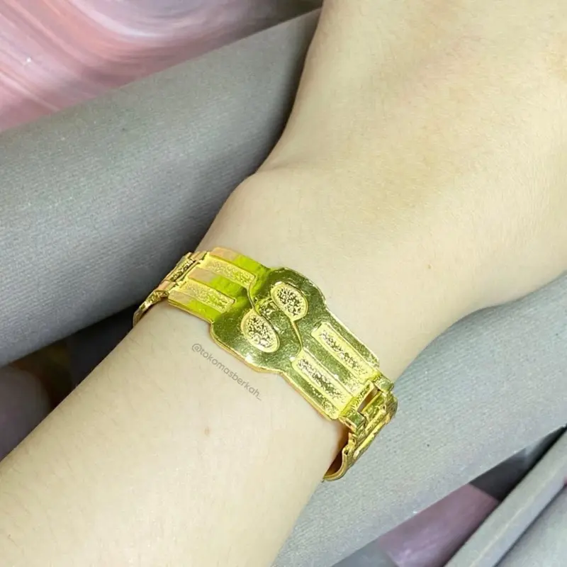 Gelang Rol3x Daun lapis emas 24k (250ml) 1