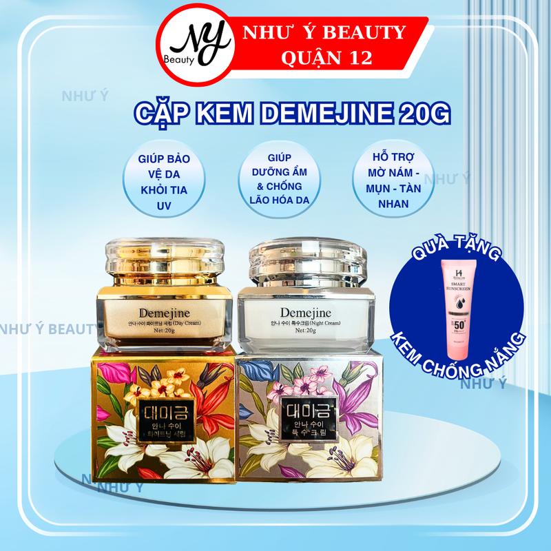 Combo Kem Face Demejine Hoặc Liyapai hỗ trợ da nám, thâm, xạm, tàn nhang Chăm Sóc Da Làm Đẹp Da Nữ tặng sữa rửa mặt 30ml hoặc kem chống nắng 30g