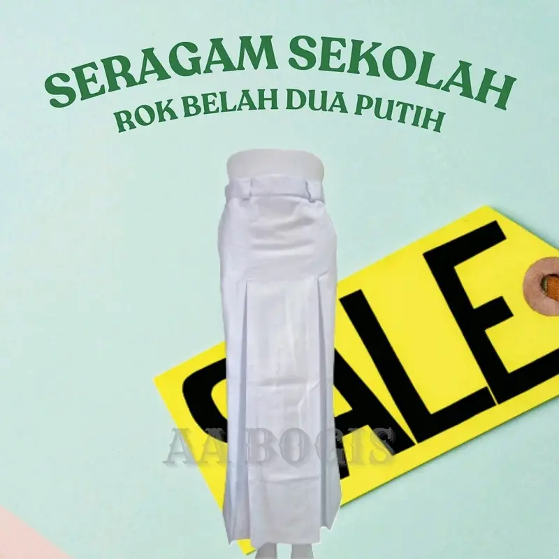 Seragam Sekolah Rok Span Belah Dua Depan SMP/SMA High Twist 4