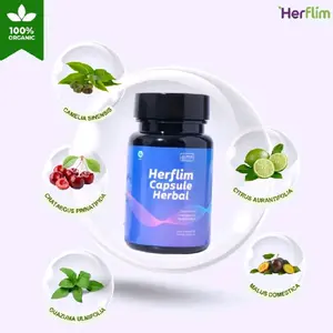 TERLARIS Herflim Capsule Herbal 100% Original Isi 30 HALAL & BPOM Keaslian Terjamin Kualitas Terjamin