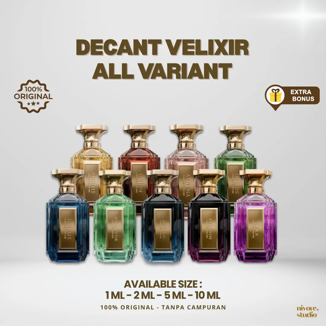 [Decant - Free Gift!] Decant Travel Size Tester Velixir - Icarus Galatea Uranus Morpheus Concordia