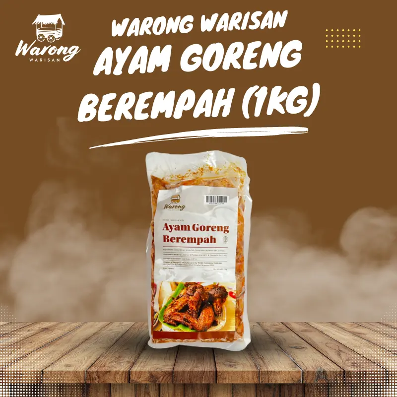 Warong Warisan Ayam Goreng Berempah (1kg) [Frozen]