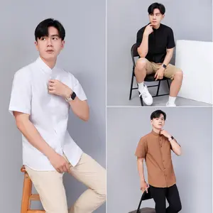 Baju Koko Lengan Pendek Polos Simple Perfect Bahan Katun Best Seller Premium