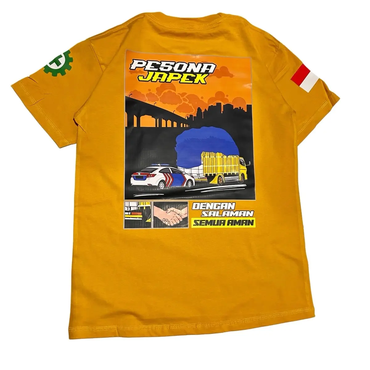 Kaos Pesona Japek BAJU DRIVER TRUCK COTTON COMBED 24S