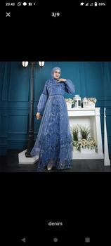 Product Review of RAISHA-Jeehan  Dress/ gamis/ Gaun Pesta Wanita Muslim Untuk  Lebaran, Wisuda, Kondangan full tile  brokat simple tebal dan mewah from 💫**💫 0