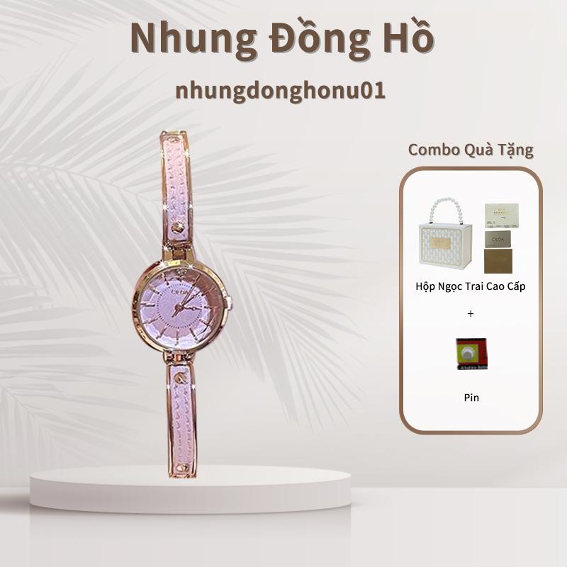 【nhungdonghonu01 Đồng Hồ Nữ, Nữ Thần Trong Mơ Sang Trọng, Đồng Hồ Độc Đáo Không Thấm Nước 【 653  