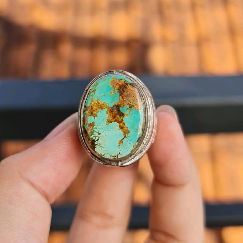 Cincin PIRUS PERSIA JAMINAN BARANG ASLI 100% pirus 3