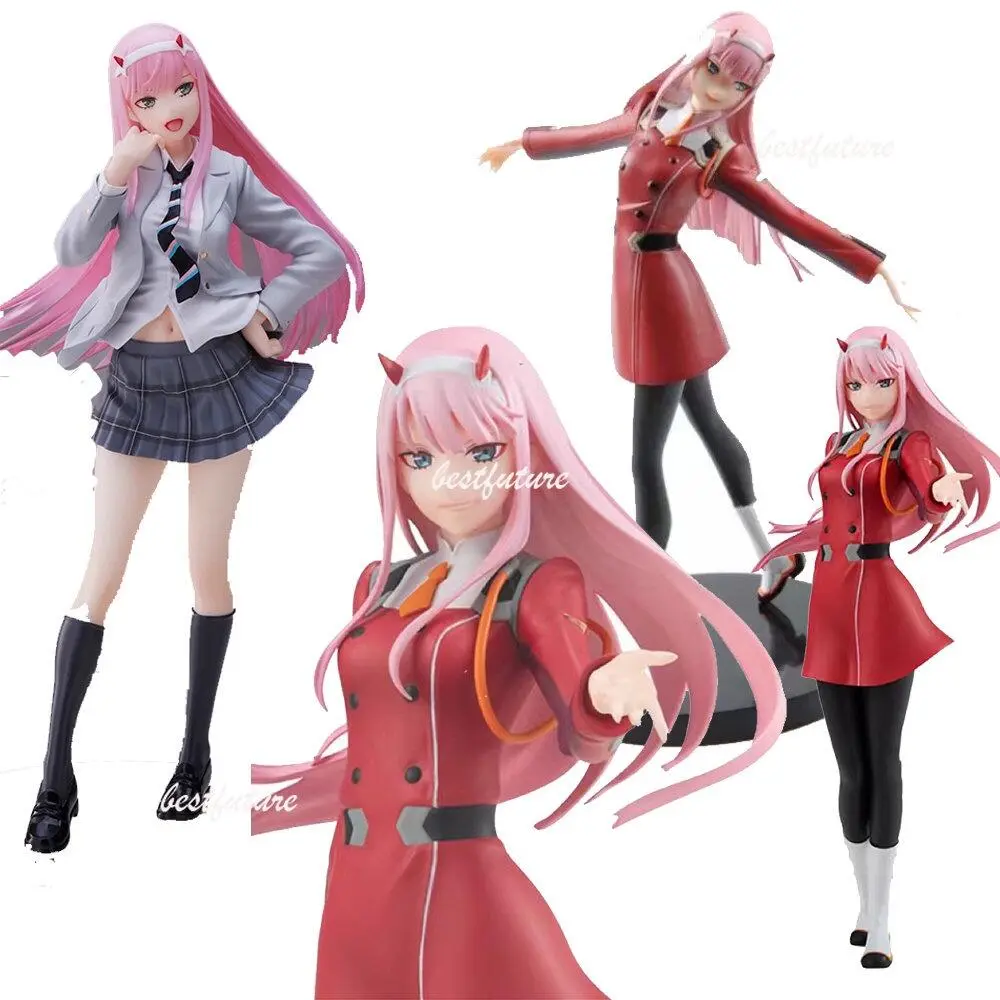 Tokoh Aksi PVC, Anime DARLING Dalam FRANXX Zero Two, Anak Patung Model, Koleksi Kartun, Mainan untuk Kanak-kanak, Hadiah Figures Toy