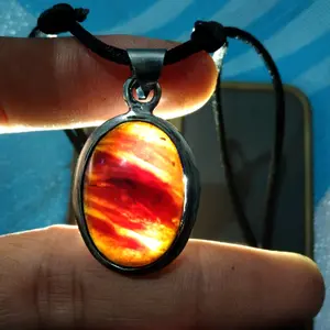 Kalung liontin getah katilayu natural