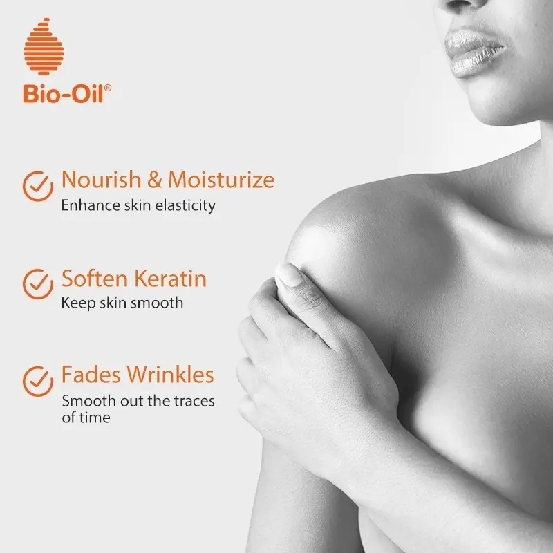【  Beli 2 gratis 1】Bio Oil Skincare 200 ML - Bio Oil Penghilang Bekas Luka  Bio Oil Stretch Mark Penghilang Strech Mark 2