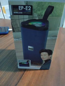 Product Review of Easy & Perfect E2 | Bluetooth Speaker Portable with Passive Radiators | Splashproof Speaker with RGB Ring Lights | 10 Watt Speaker Power with 6 Hours Play Time from A**B 1