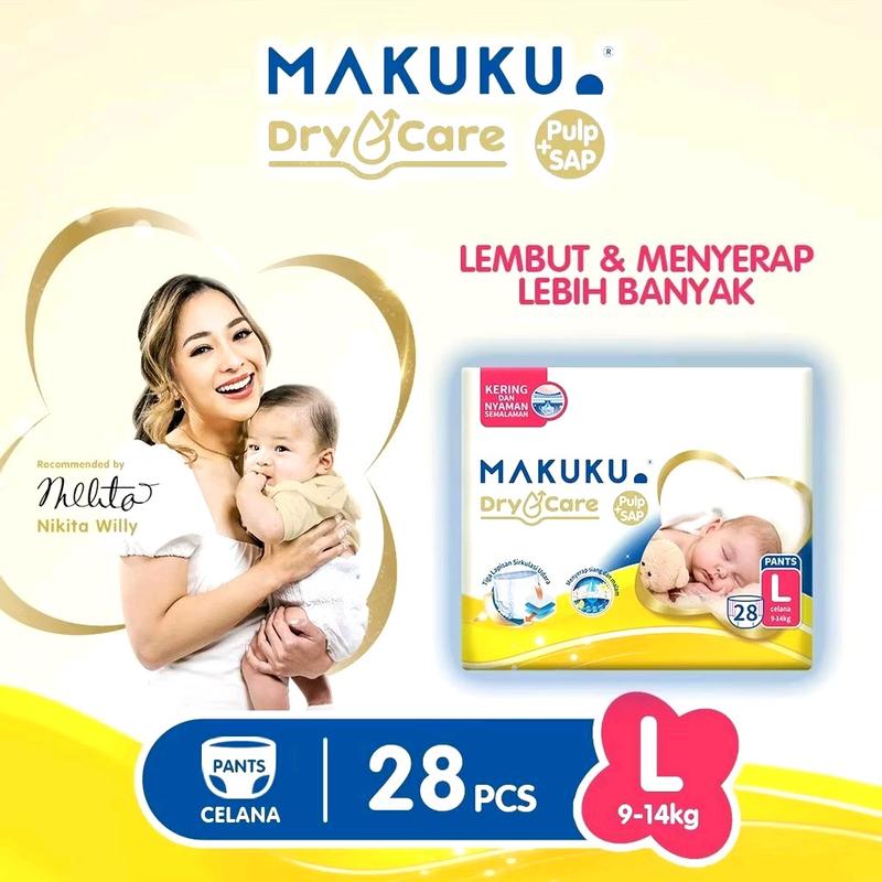 MAKUKU DRY CARE Pants M30 L28 XL24 Bayi Popok 8