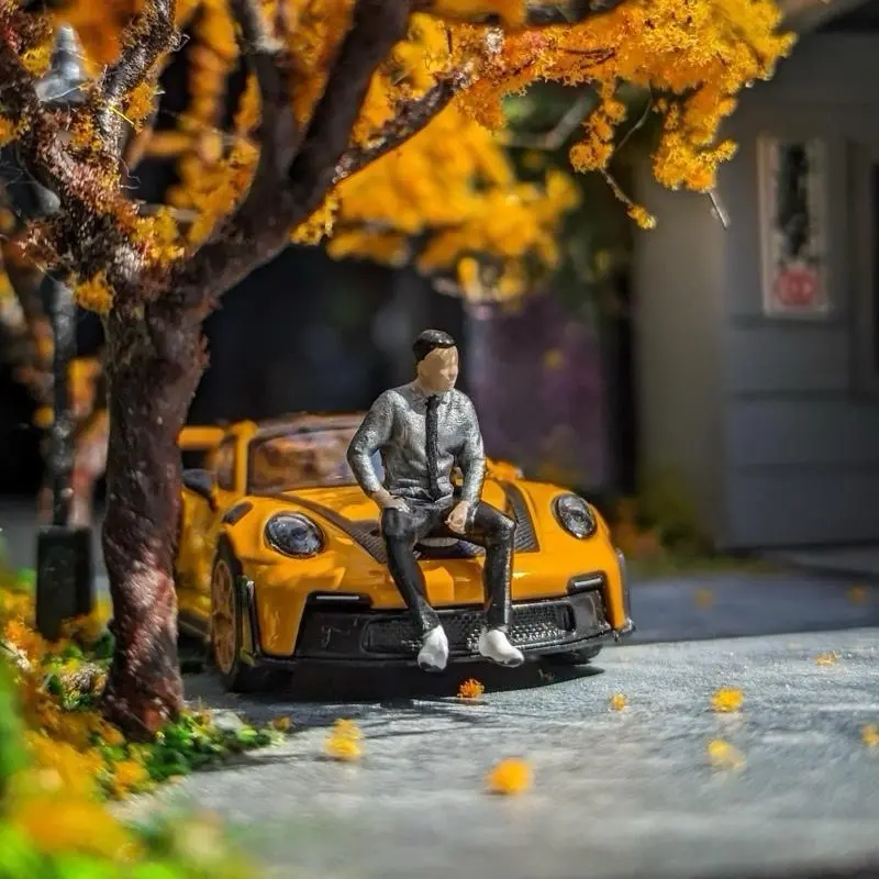 Mini Figure skala 1/64 (Bussines Man Series) untuk Diorama, Arsitekture, Koleksi, Diecast Hotwheels, MiniGT, Matchbox, dll in Mobil