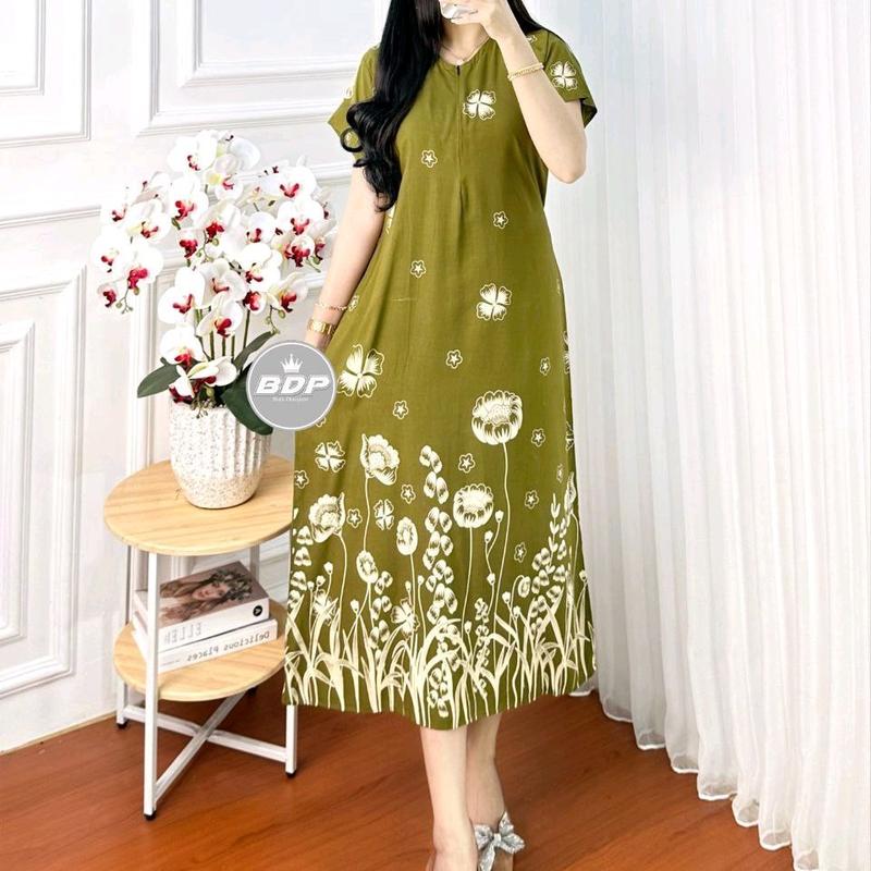 VILOKASTORE DATSER RAYON ADEM BUSUI FRIENLY ld 110 resleting depan Pendek Motif Wanita 2