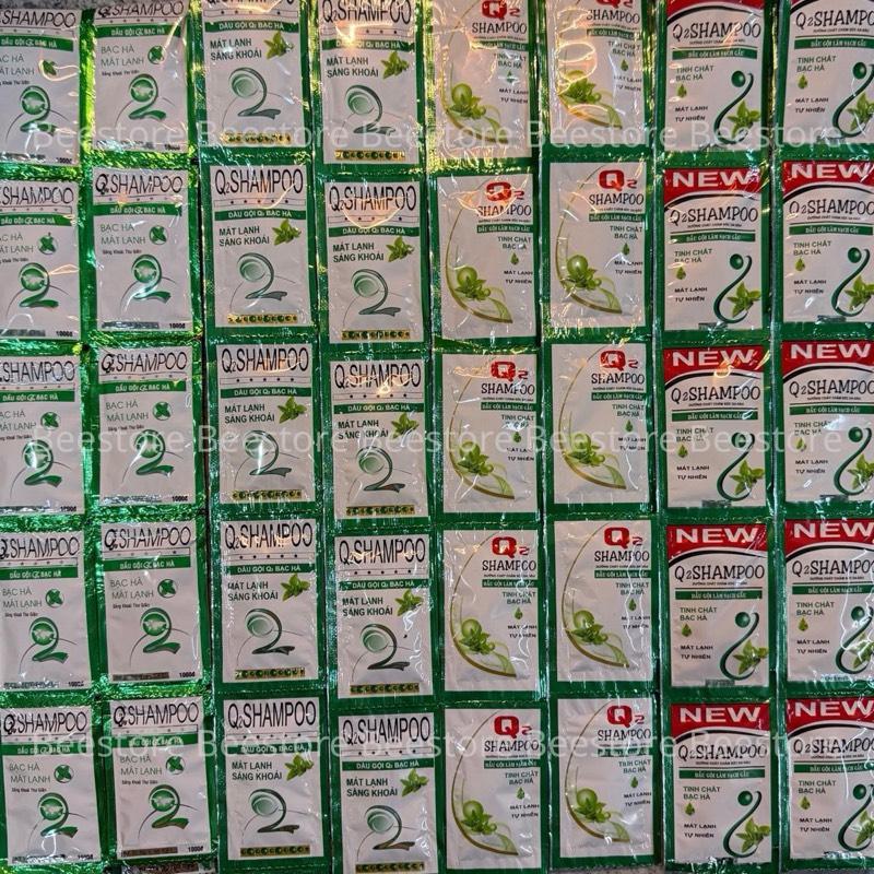  100 gói dầu gội bạc hà mát lạnh giá rẻ dùng trong khách sạn nhà nghỉ 