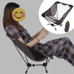 Camping Chair - Low Profile Folding Chair for Camping, Beach, Picnic, Barbeques, Sporting Event with Carry Bag