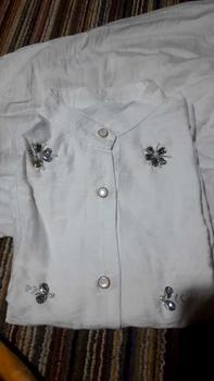 Product Review of CLARA One Set Wanita Payet Mewah Linen Setelan Atasan Rok Kekinian from I**i 0