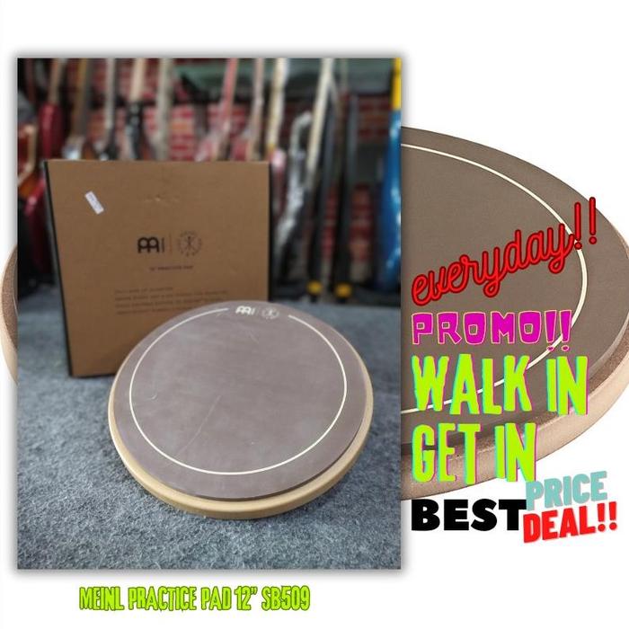 Gambar MEINL PRACTICE PAD 12" SB509 BMJ dari Bandar Musik Jakarta BMJ Kota Administrasi Jakarta Pusat Tokopedia