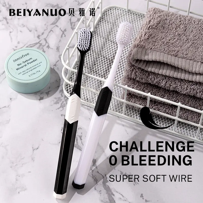 soft toothbrush Latest Release Cleaning the oral cavity Caring for gums superior quality The price is not expensive Suitable for families Adult toothbrush Medium softness brush wire