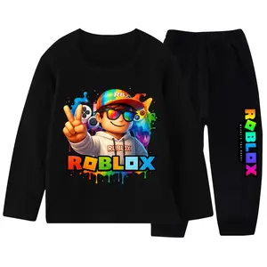 BAJU ROBLOX Piyama Setelan Baju Tidur Anak Laki Laki Viral Model Lengan Panjang Celana Panjang Size 3 Tahun - 10 Tahun Fashion Anak Outfit Anak