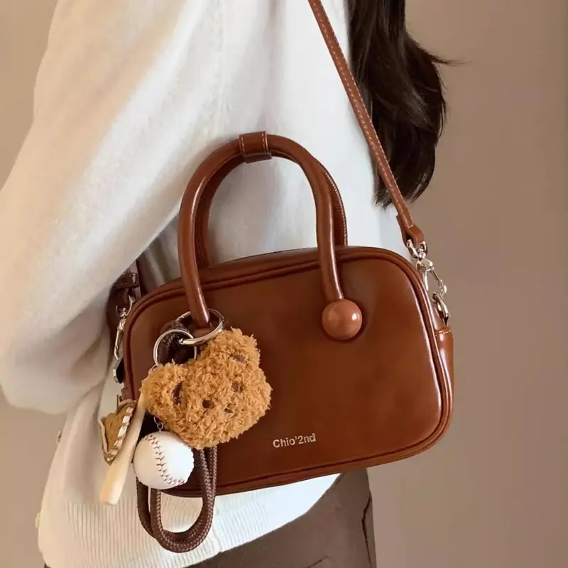 tas bantal coklat, Tas Bowling,Tas Maroon Vintage,kantong tangan ,butter bag 4