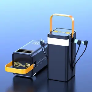 【iBOOMi】Power Bank 160000mAh Kapasitas Besar Fast Charging PD120W + LED Lampu Outdoor Powerbank - Hitam 【160000mAh 】