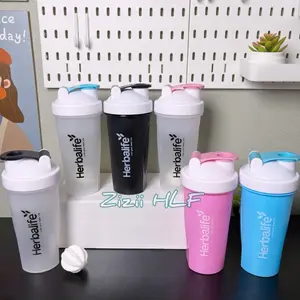 Shaker herbalife 600 ml ada bola pengaduk (yuki yura)