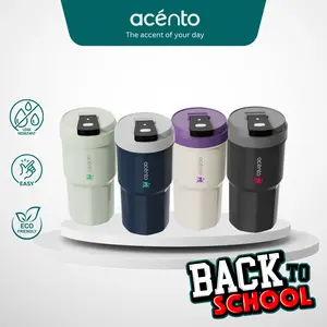 [HOT PROMO] Acénto Tumbler 500ML Tumbler Minimalis Premium Anti Bocor mudah di gunakan & Eco Friendly