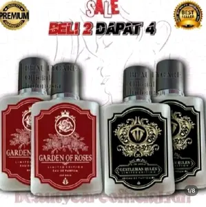 BELI 1 DAPAT 4 P4RFUM AURA  GARDEN[ SPESIAL - ] BUNDLING GARDEN OF ROSES DAN DIVA | PARFUM AURA WANITA