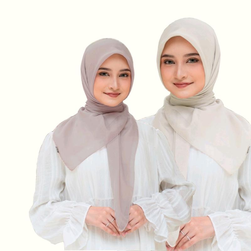 ONASAE Jilbab Paris Jadul Kerudung Paris Jadul Hijab Paris Jadul Segi Empat Square Muslim Katun Nyaman 1