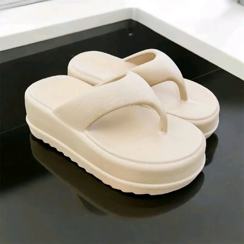 Dép Tông Kẹp Đế Độn Cao 6,5 cm Thời Trang Nữ 2