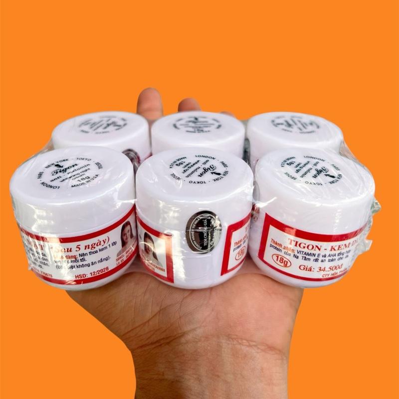 2 hủ kem tigon dưỡng trắng da mịn da