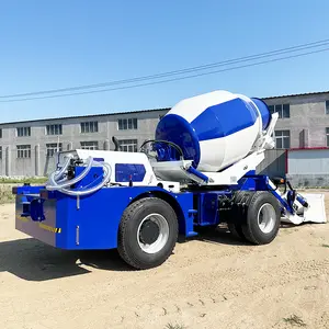 3m3 1.5Cbm 2.5m³ Self Loading Concrete Mixer Truck | High Quality Mobile Automatic Hydraulic Feeding Mixer with Engine Core Comp