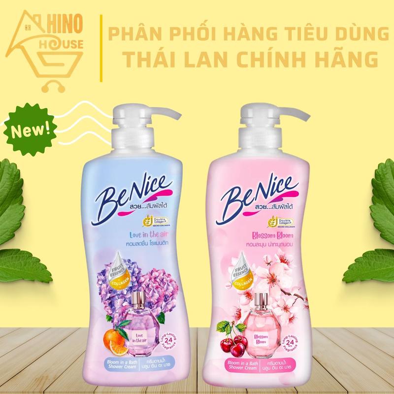  Sữa Tắm Benice 400ml Thái Lan Hương Thơm Nước Hoa Ngọt Ngào Quyến Rũ - Hinohouse 