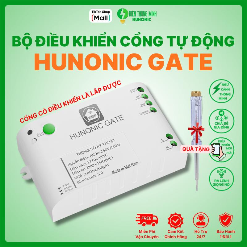 Bộ điều khiển cổng tự động HUNONIC GATE| Điều khiển cổng tự động từ xa qua điện…