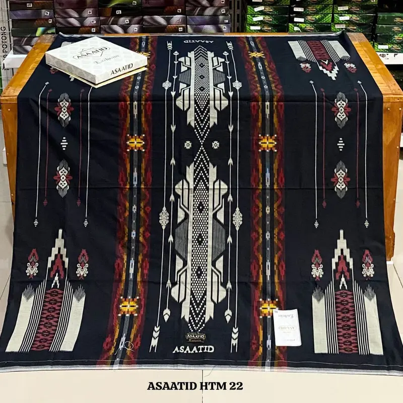 SARUNG ASAATID MIX HITAM SONGKET BISA COD BAYAR DITEMPAT TERMURAH 6
