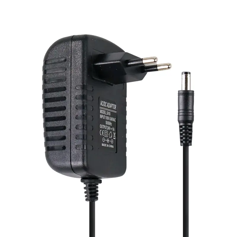 Adaptor 24V 1A Universal EU Plug Power Supply DC 24V 1A Elektronik 2