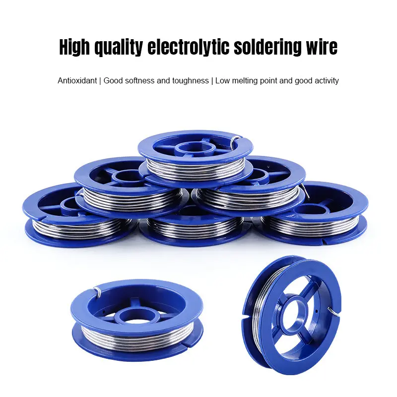 【Hot】kawat Timah Solder 10g 1.5meter  technologi project elektronik 1.5m 20g/100g