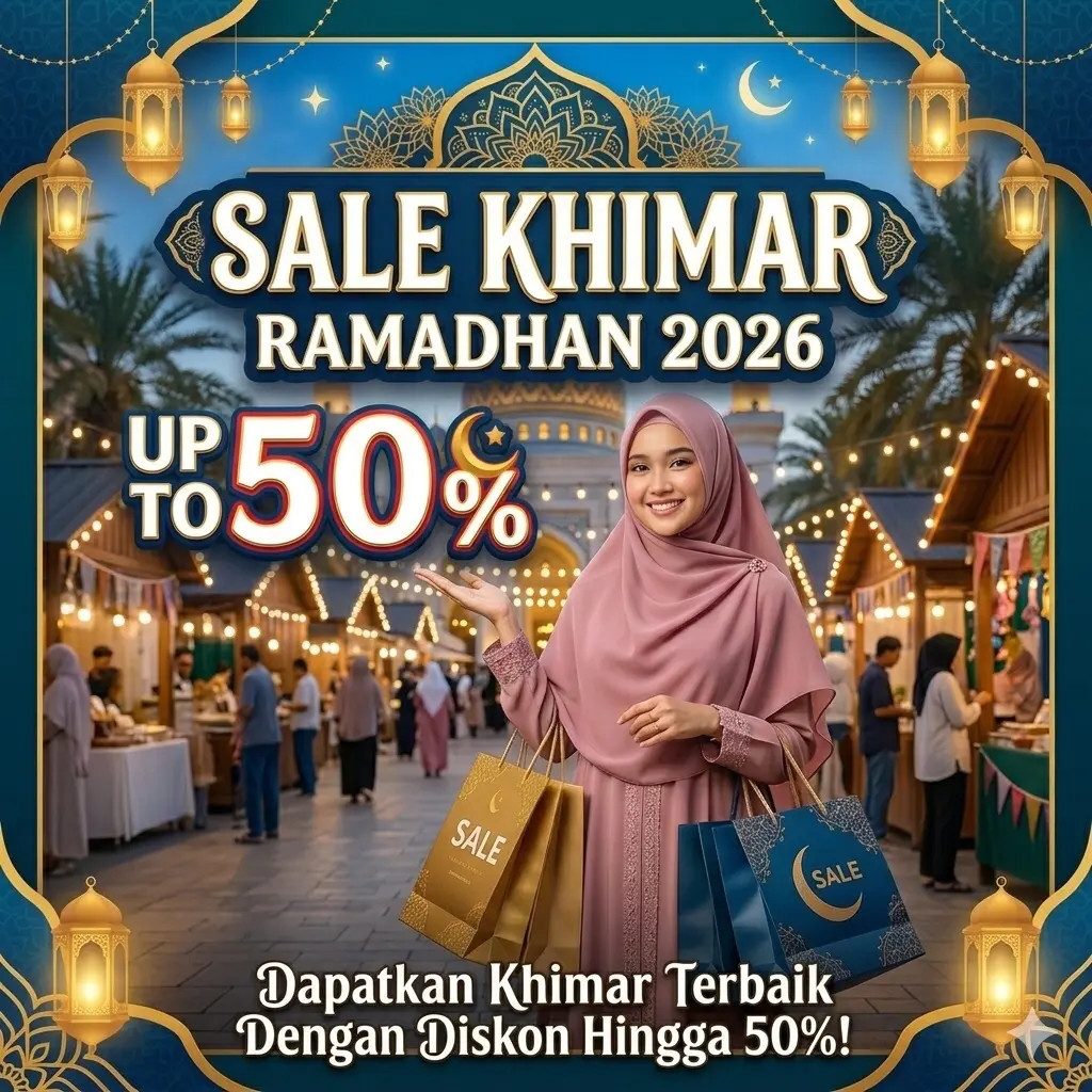 SALE KHIMAR UP 50% SELAMA RAMADHAN