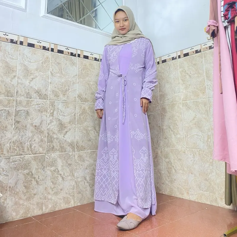 Gamis Wanita Random Live Bahan Adem Nyaman 8