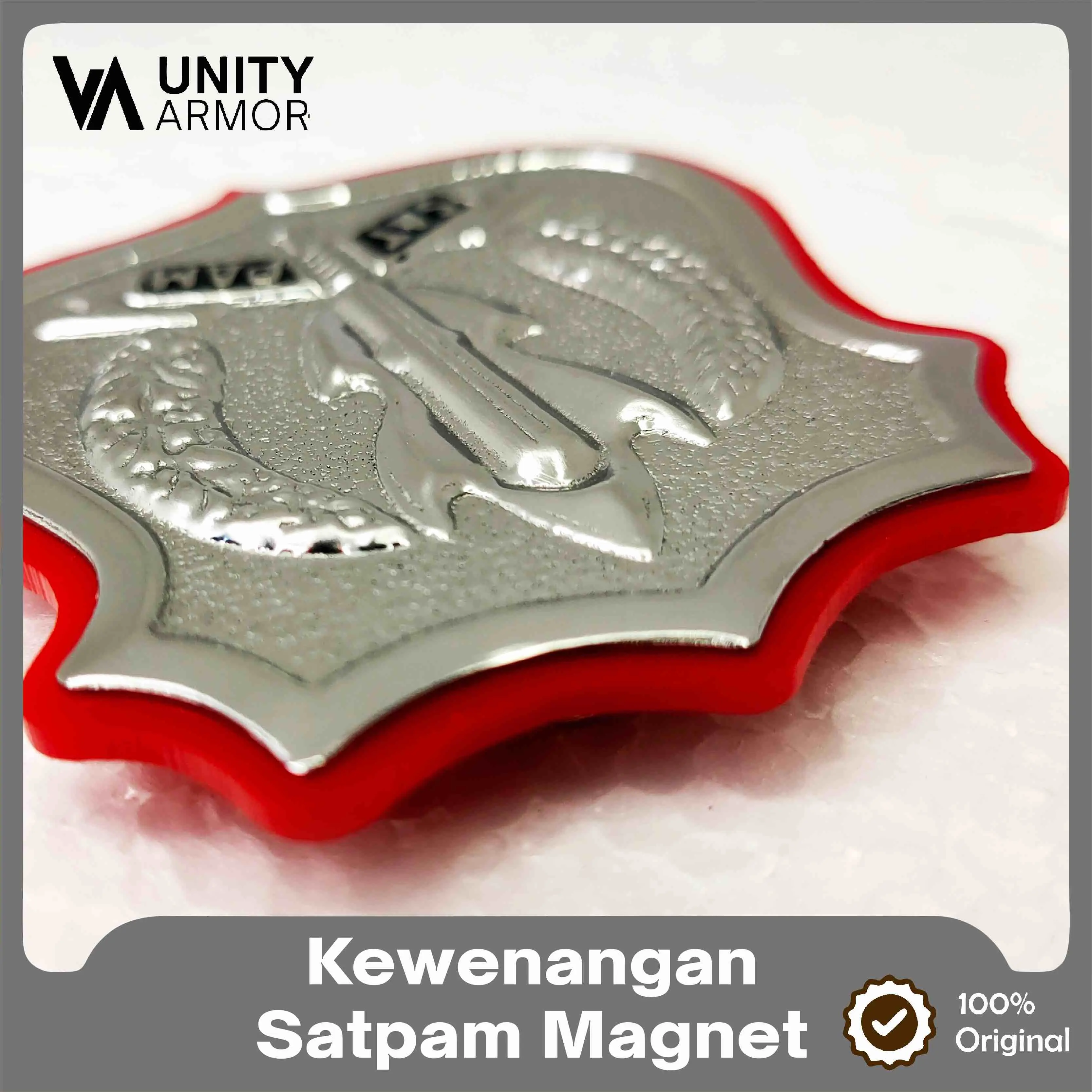 UNITY ARMOR - Atribut Kewenangan Berlogo Acrylic Stainless Steel
